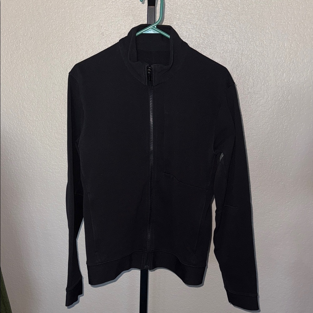 lululemon athletica Men's Black Performance Zip-Up Jacket